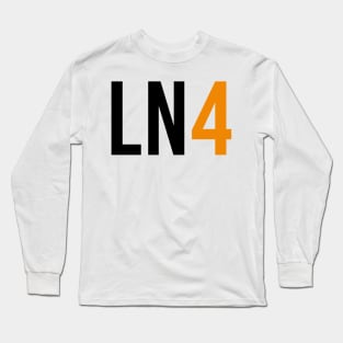 Lando Norris 4 - Driver Initials and Number Long Sleeve T-Shirt